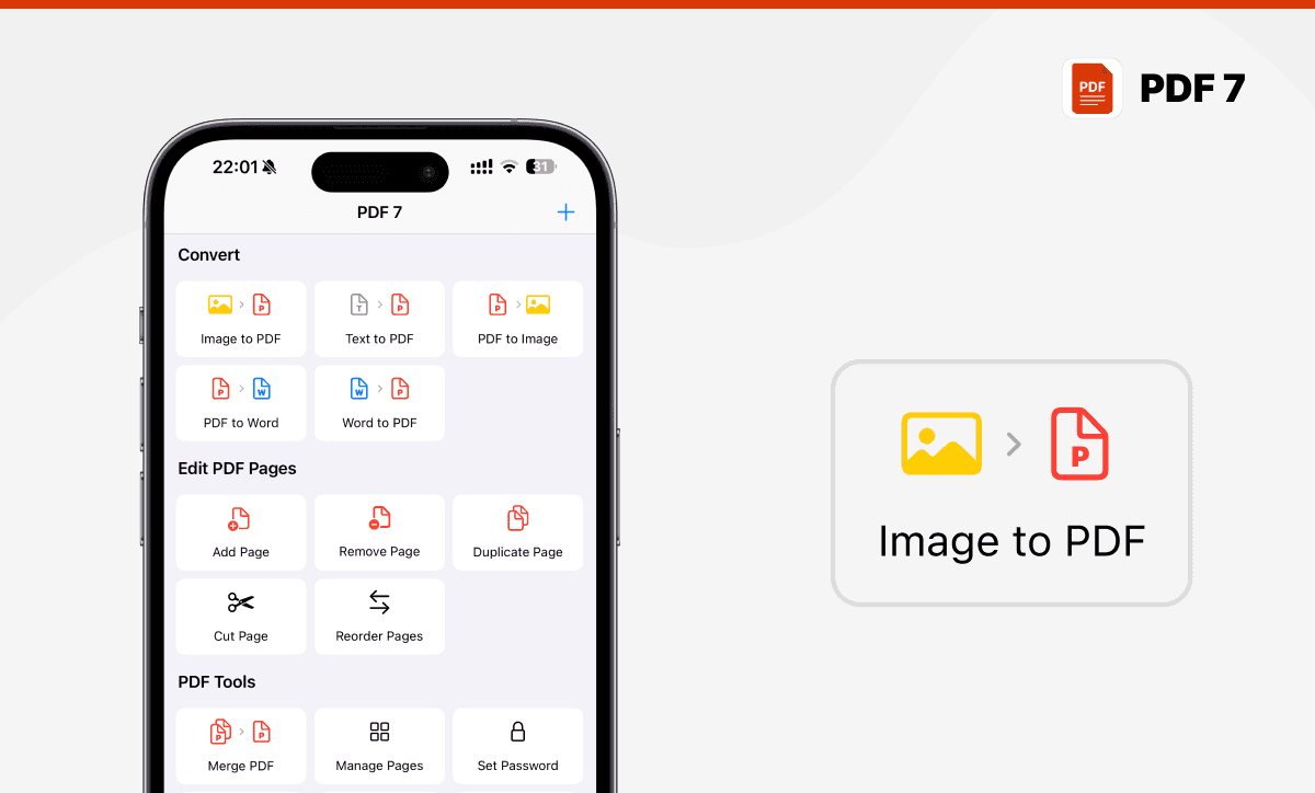 convertir foto a pdf iphone