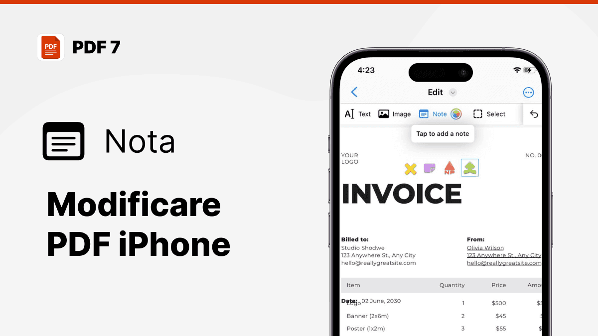 modificare pdf iphone