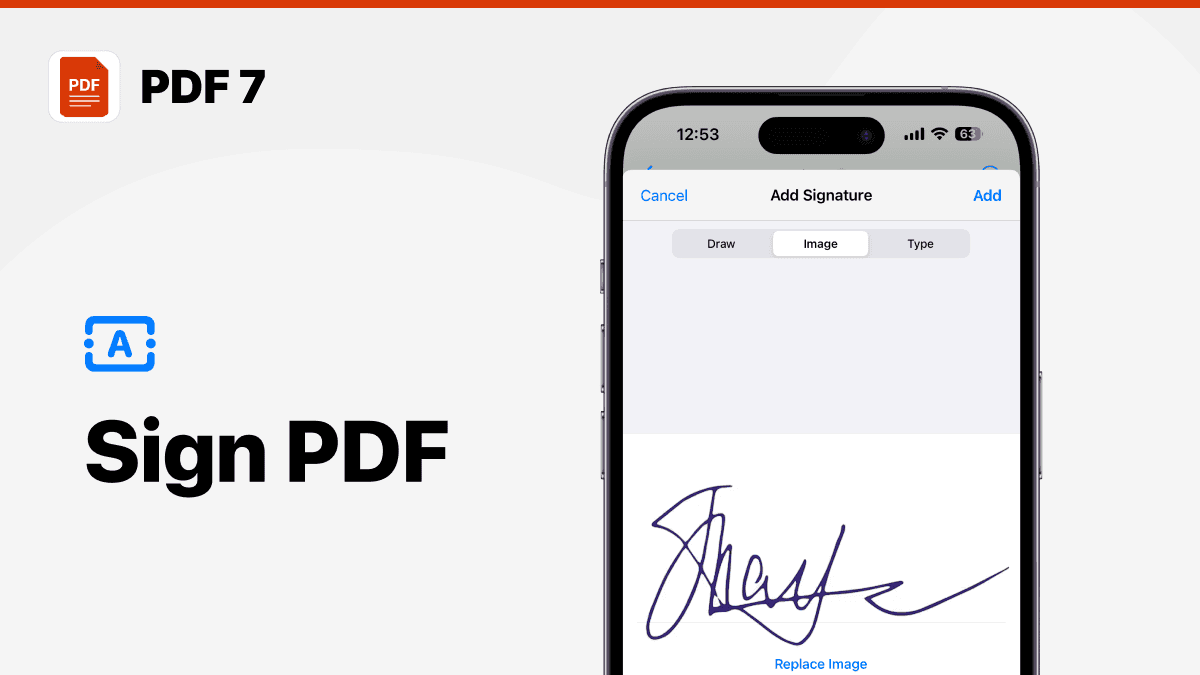 signer un document pdf iphone