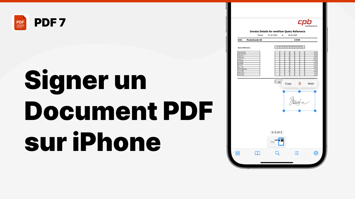 signer un document pdf iphone