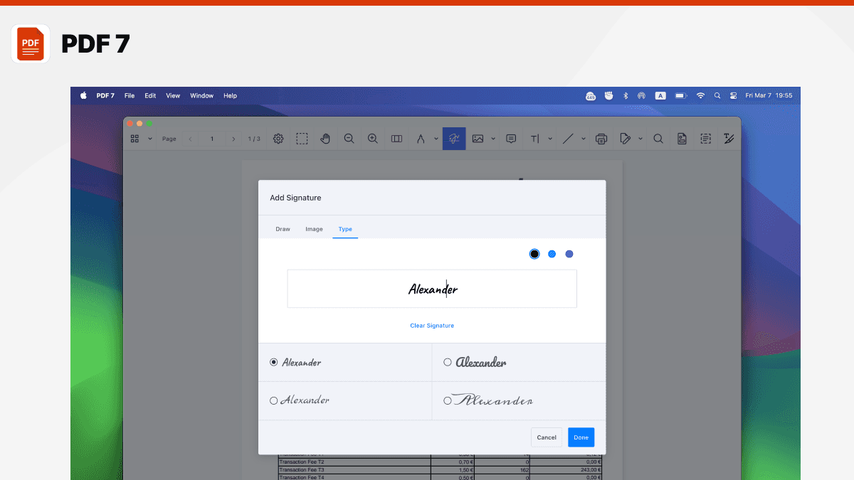 signer un pdf iphone
