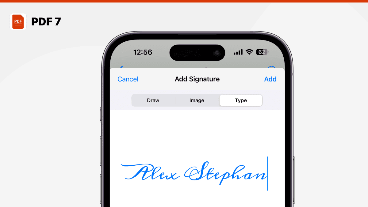 signer un pdf sur iphone
