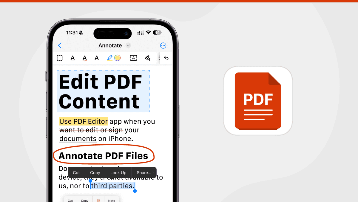 Edit PDF Files in iPhone Using Markup Edit PDF Files in iPhone Using Markup